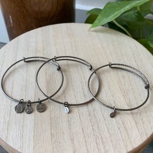 Alex And Ani Three Bracelet Set